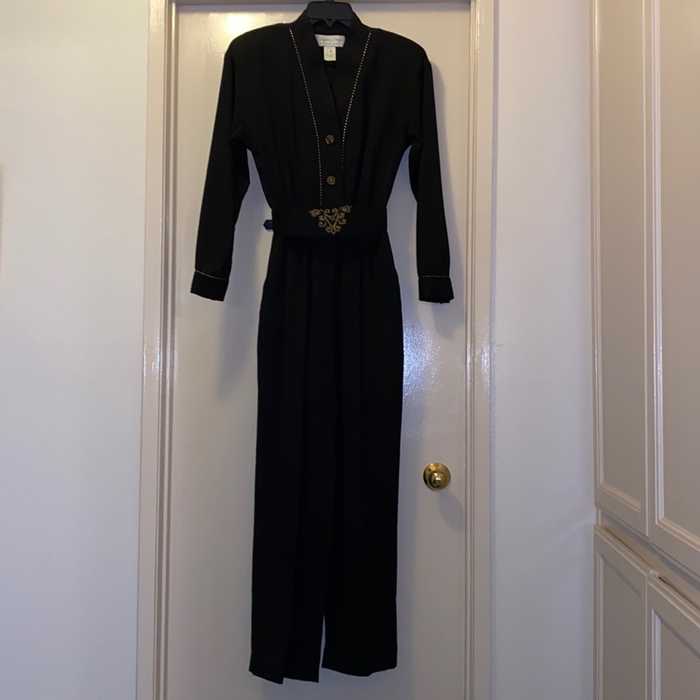 Black jumpsuit by California Design by Dorothy Samuel